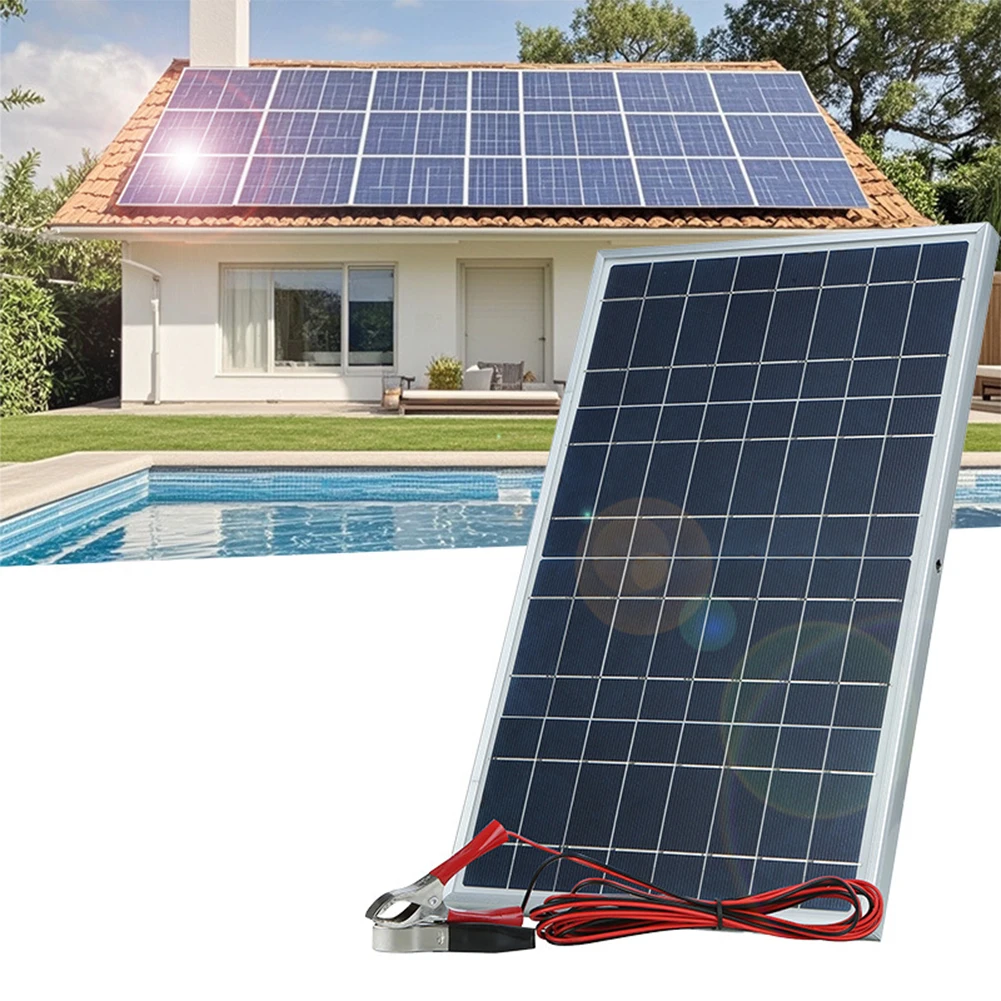 Renewable Energy Solutions - 30W 12V Solar Panel Kit Polycrystalline