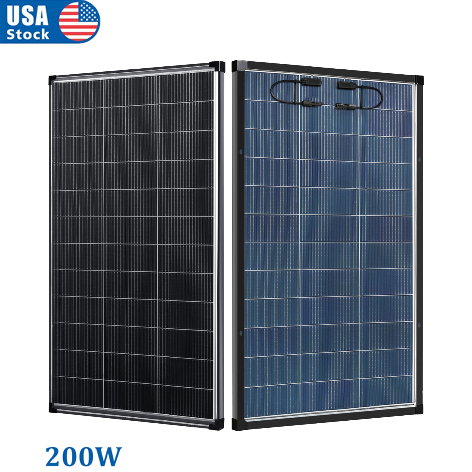 Solar Panel Monocrystalline - 200 Watt N‑Type Bifacial Solar Panel