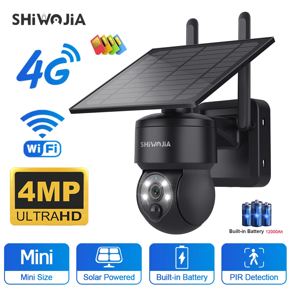 SHIWOJIA WIFI Wireless PTZ Sol - đánh giá và giá Solar Panel Tilt Mount