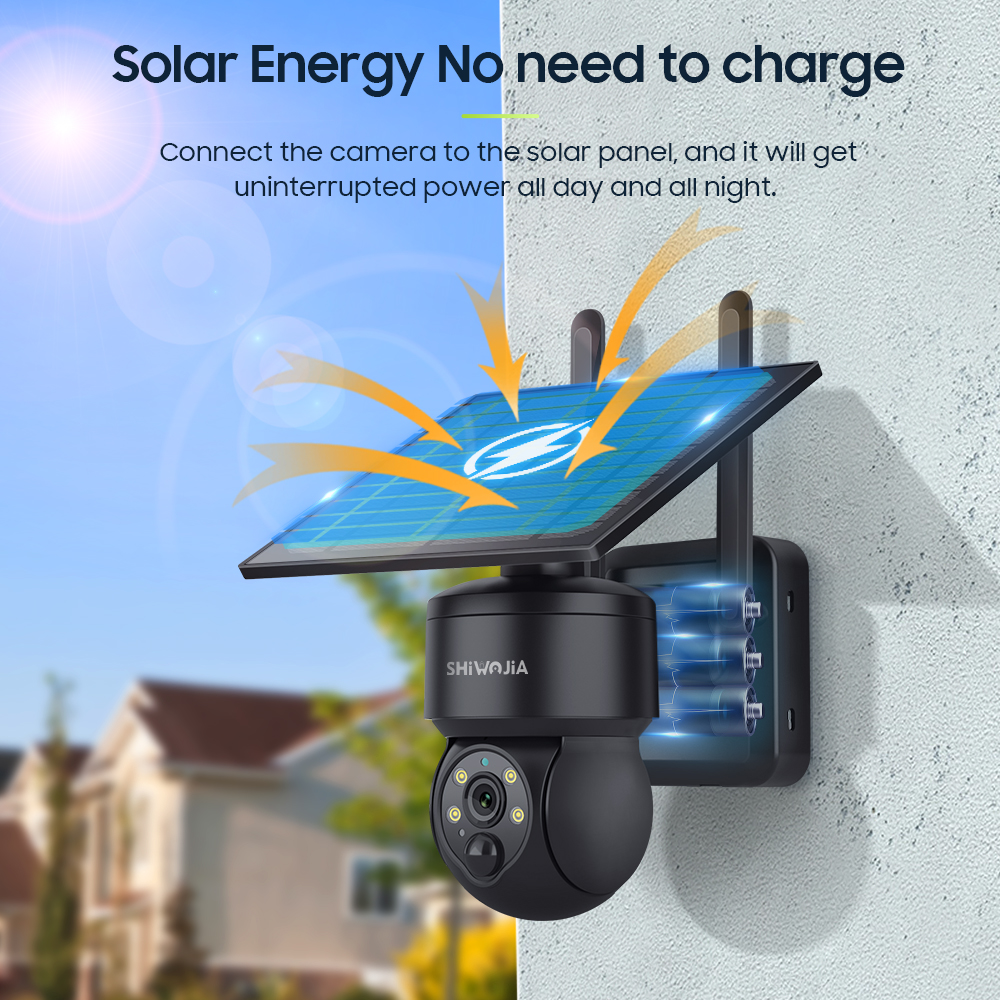 SHIWOJIA WIFI Wireless PTZ Sol - đánh giá và giá Solar Panel Tilt Mount