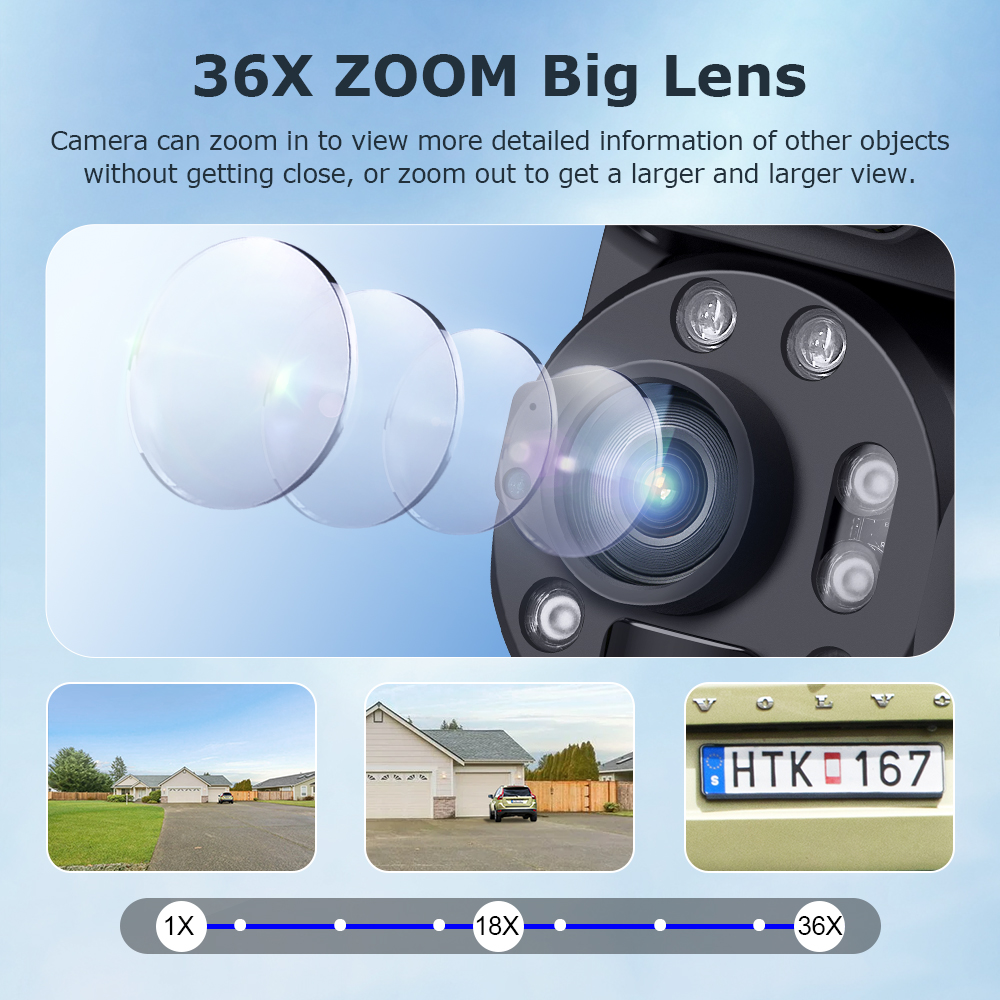 12MP 36X Dual Lens Solar Secur - đánh giá và giá Solar Panel Tilt Mount