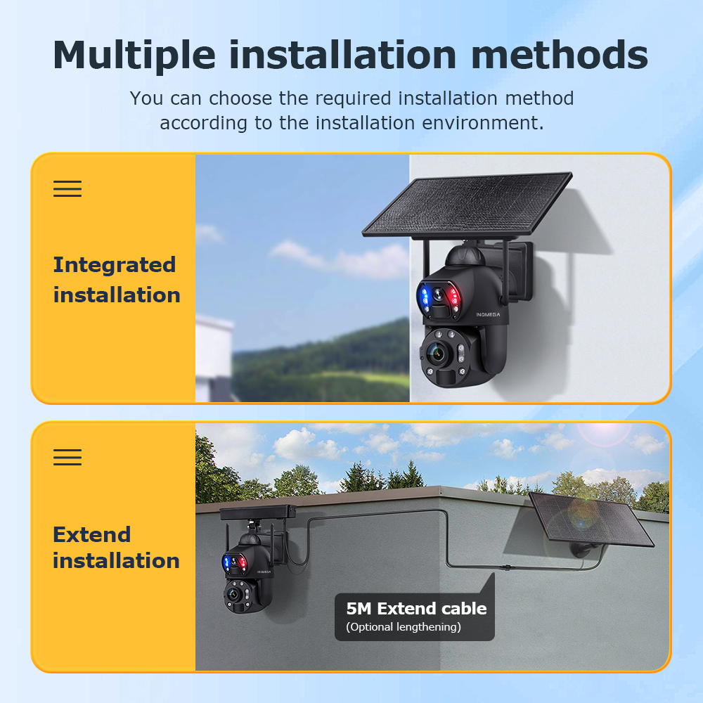 12MP 36X Dual Lens Solar Secur - đánh giá và giá Solar Panel Tilt Mount