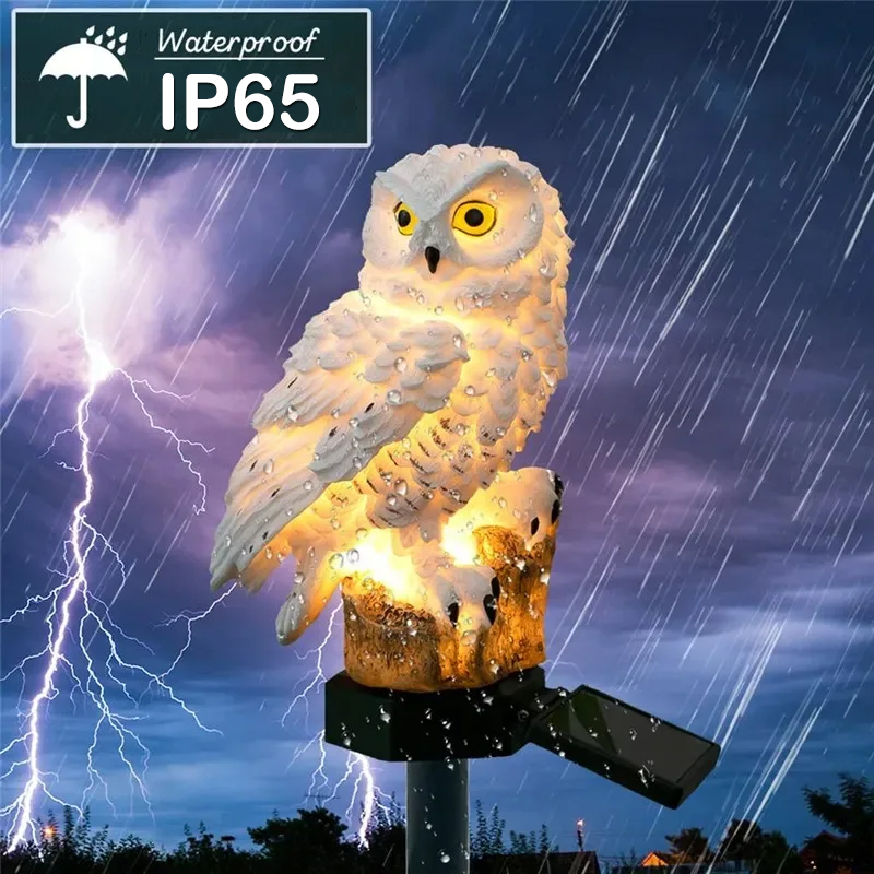 Solar Lamp Owl Animal Solar Ga - đánh giá và giá Renewable Energy House