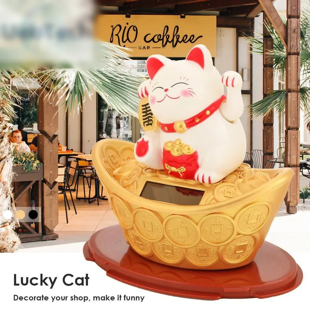 Lucky Cat Cat Wealth Cat Solar - đánh giá và giá Renewable Energy House