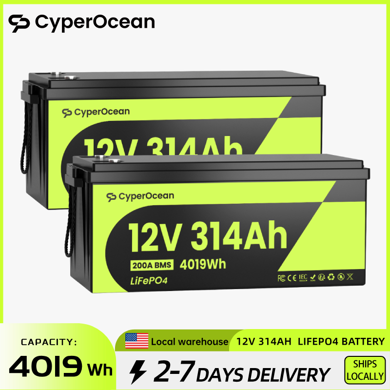 CyperOcean 2 Packs 12V 314Ah L - đánh giá và giá Renewable Energy House