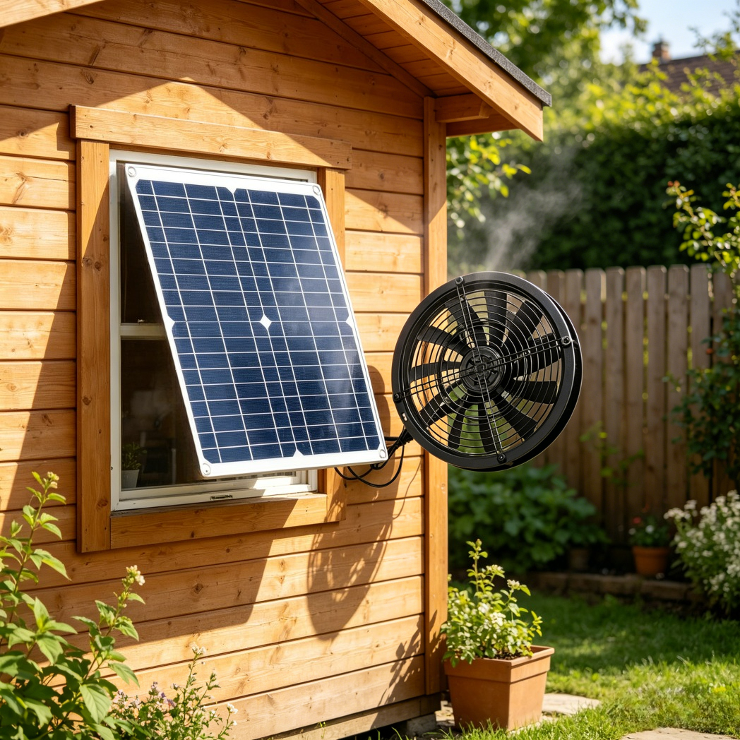 NEW 6 Inch Solar Exhaust Fan K - đánh giá và giá Renewable Energy House