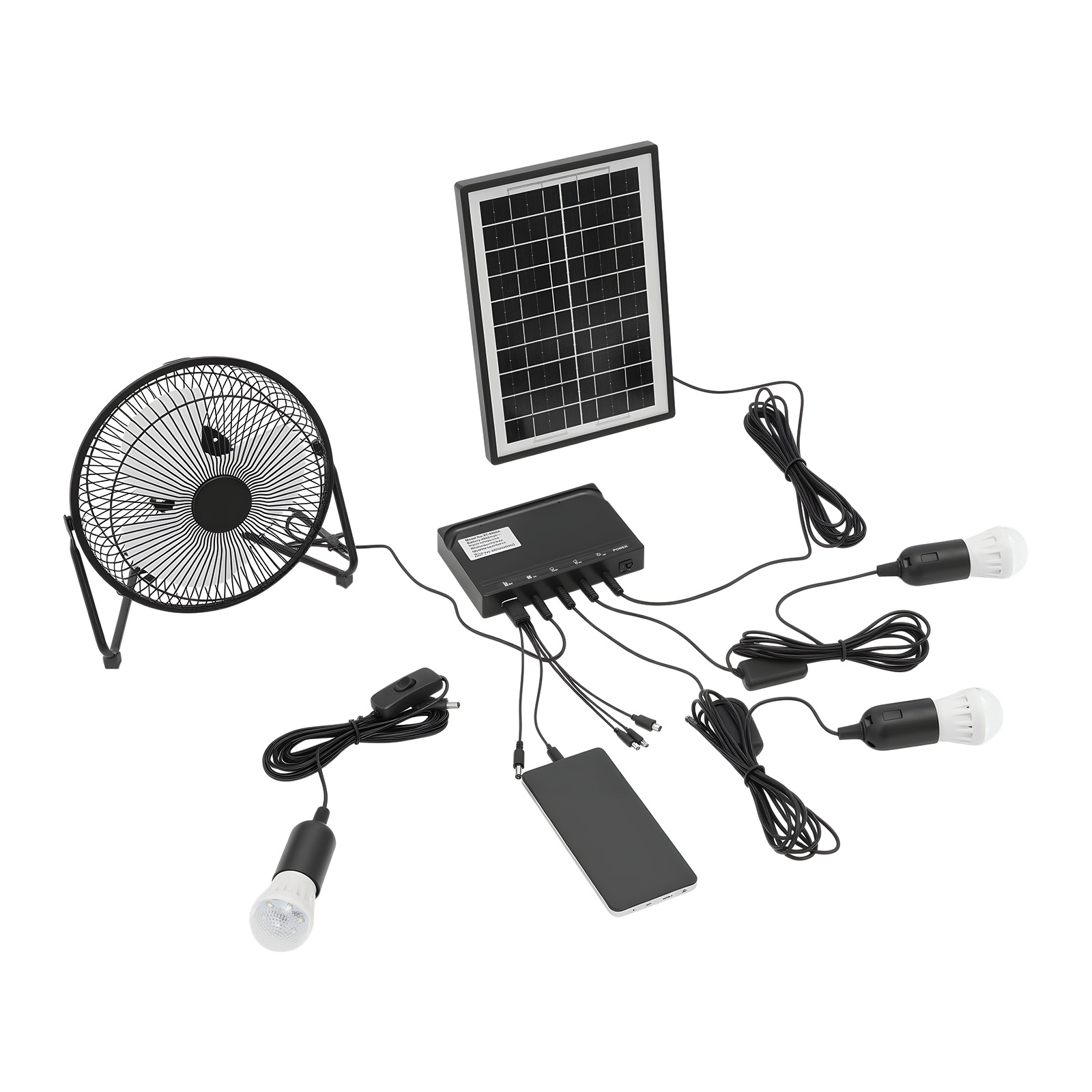 100-240V Solar Fan And Lamp Ki - đánh giá và giá Renewable Energy House