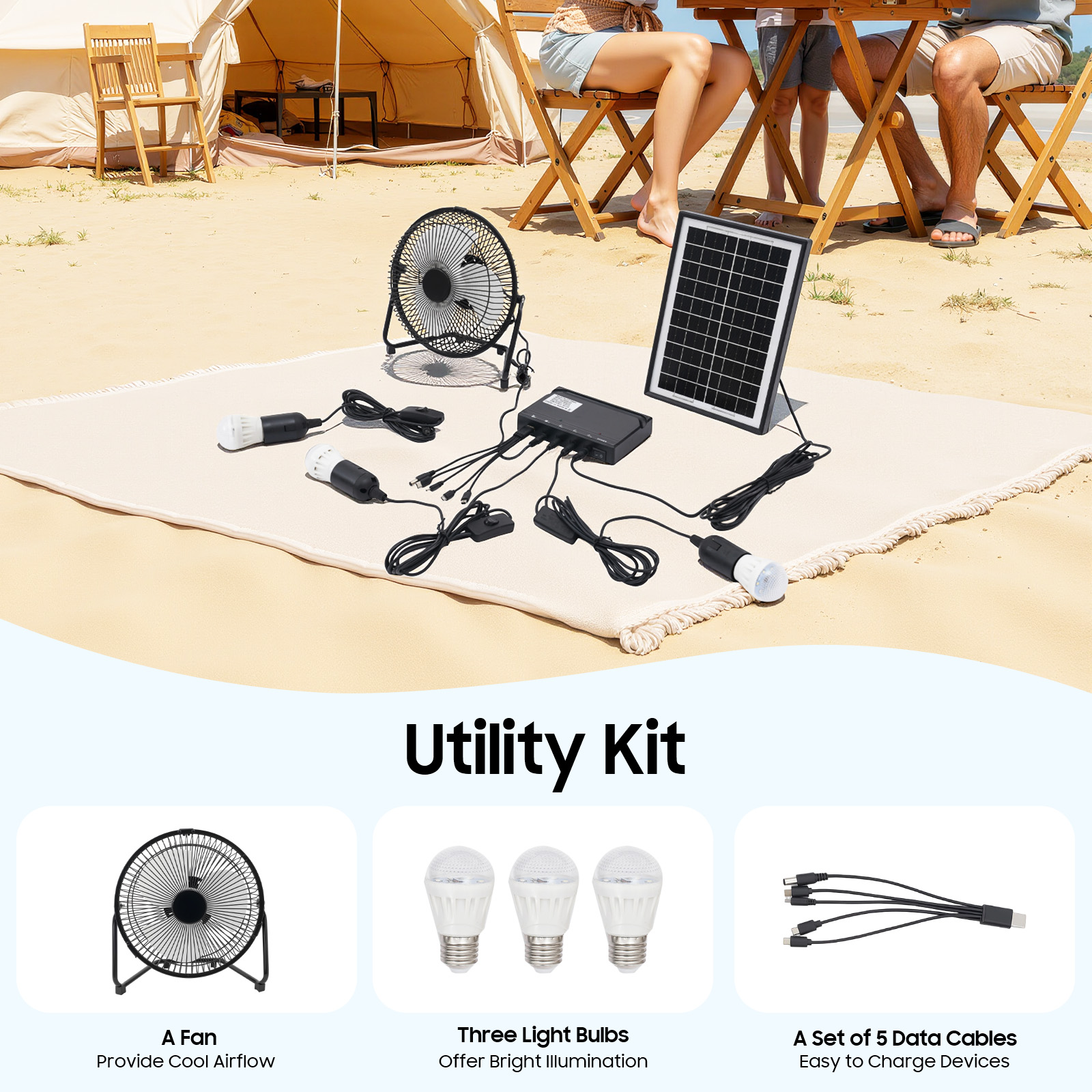 100-240V Solar Fan And Lamp Ki - đánh giá và giá Renewable Energy House