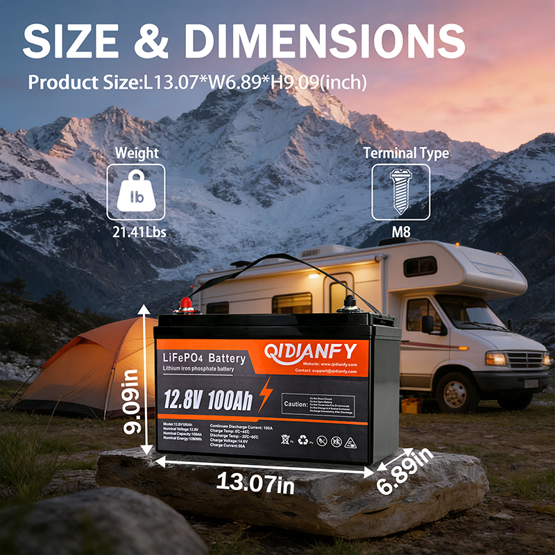 Qidianfy 12V 100Ah LiFePO4 Lit - đánh giá và giá Renewable Energy House