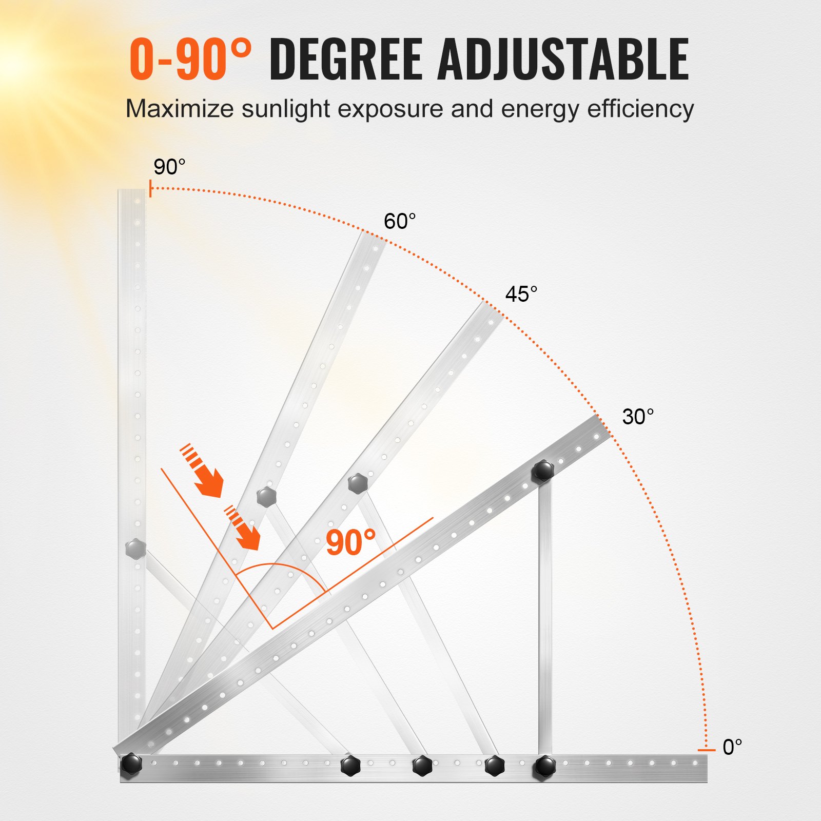 45-Inch Solar Panel Mount Brac - đánh giá và giá Solar Panel Tilt Mount