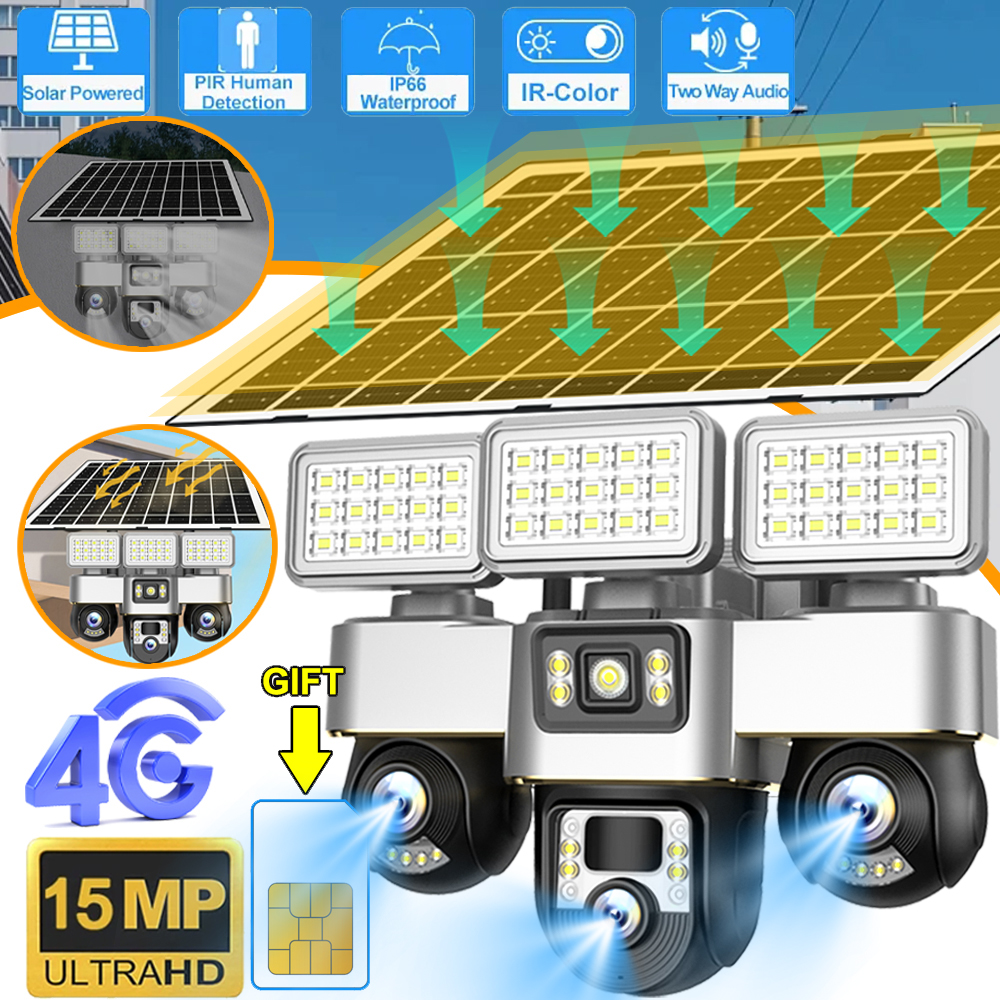 4G Sim Card Camera With Solar  - đánh giá và giá Solar Panel Tilt Mount