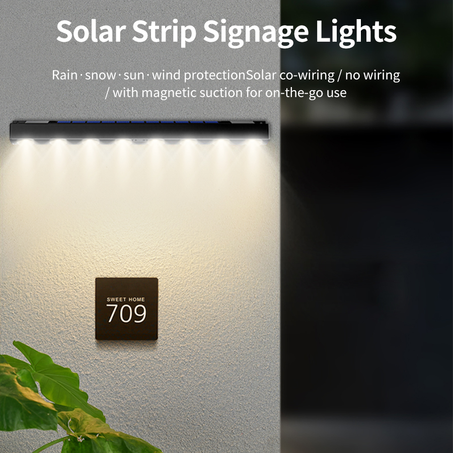Outdoor Solar LED Address Ligh - đánh giá và giá Renewable Energy House